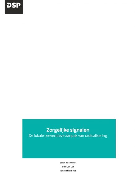 Zorgelijke signalen – De lokale preventieve aanpak van radicalisering