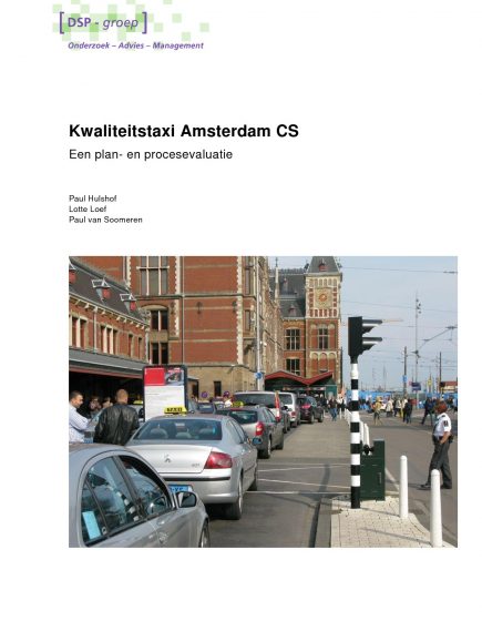 Kwaliteitstaxi Amsterdam CS – Een plan- en procesevaluatie