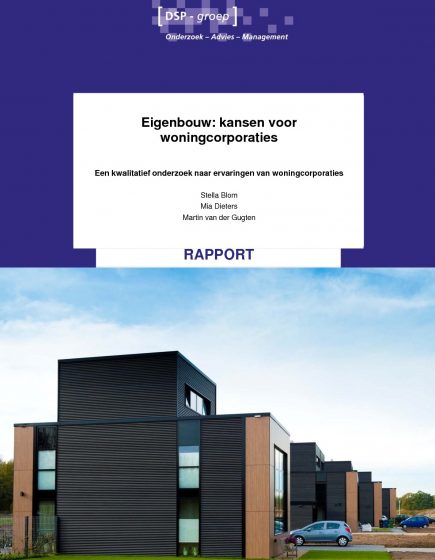 Eigen bouw: kansen voor woningcorporaties