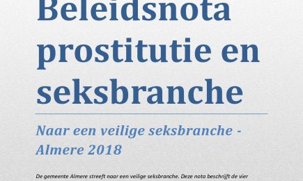 Beleidsnota prostitutie en seksbranche Almere