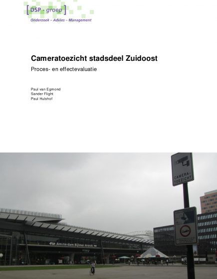 Evaluatie cameratoezicht Amsterdam – Zuidoost (zes gebieden)