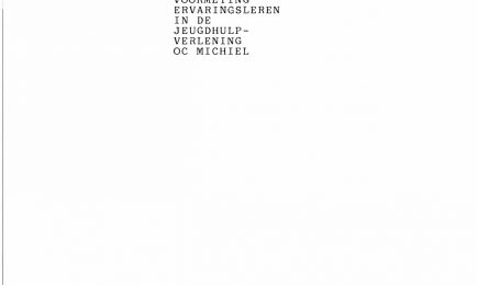 Voormeting ervaringsleren in de jeugdhulpverlening OC Michiel – Voormeting ervaringsleren in de jeugdhulpverlening OC Michiel