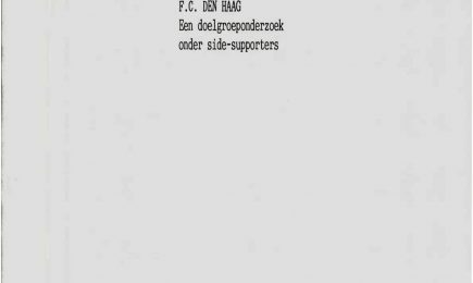 Supporters Midden Noord F.C. Den Haag, een doelgroeponderzoek onder side supporters – Supporters Midden Noord F.C. Den Haag, een doelgroeponderzoek onder side supporters