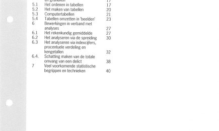 Werken met gegevens (hoofdstuk in het Basisboek Criminaliteitspreventie) – Werken met gegevens (hoofdstuk in het Basisboek Criminaliteitspreventie)