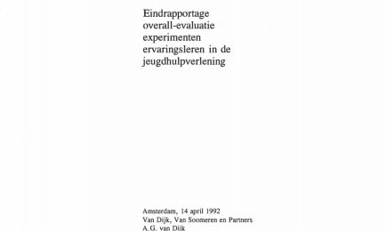 Leren door ervaring: Eindrapportage overall-evaluatie experiment ervaringsleren in de jeugdhulpverlening – Leren door ervaring: Eindrapportage overall-evaluatie experiment ervaringsleren in de jeugdhulpverlening