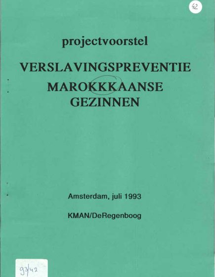Projectvoorstel Verslavingpreventie Marokkaanse Gezinnen, Eindrapport – Projectvoorstel Verslavingpreventie Marokkaanse Gezinnen, Eindrapport