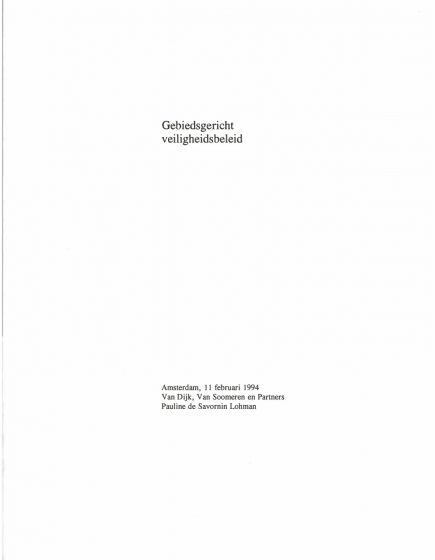 Gebiedsgericht veiligheidsbeleid – Gebiedsgericht veiligheidsbeleid