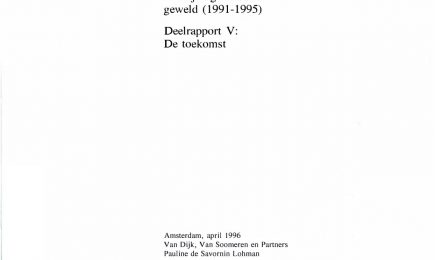 Evaluatie VWS beleid Bestrijding seksueel geweld (1991 1995) – Deelrapport V: De toekomst