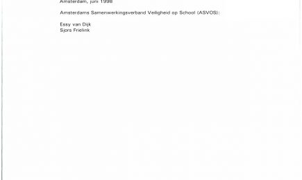 ASVOS/VIOS schoolveiligheid Amsterdam – Veiligheid op scholen in Amsterdam-Oost