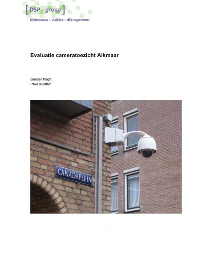 Evaluatie cameratoezicht Alkmaar – Evaluatie cameratoezicht Alkmaar