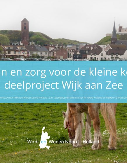 Welzijn en zorg voor de kleine kernen deelproject Wijk aan Zee