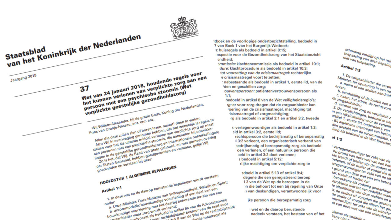 Wet verplichte GGZ|