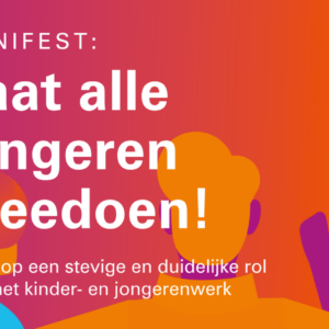 Manifest Laat alle jongeren meedoen|Manifest laat alle jongeren meedoen