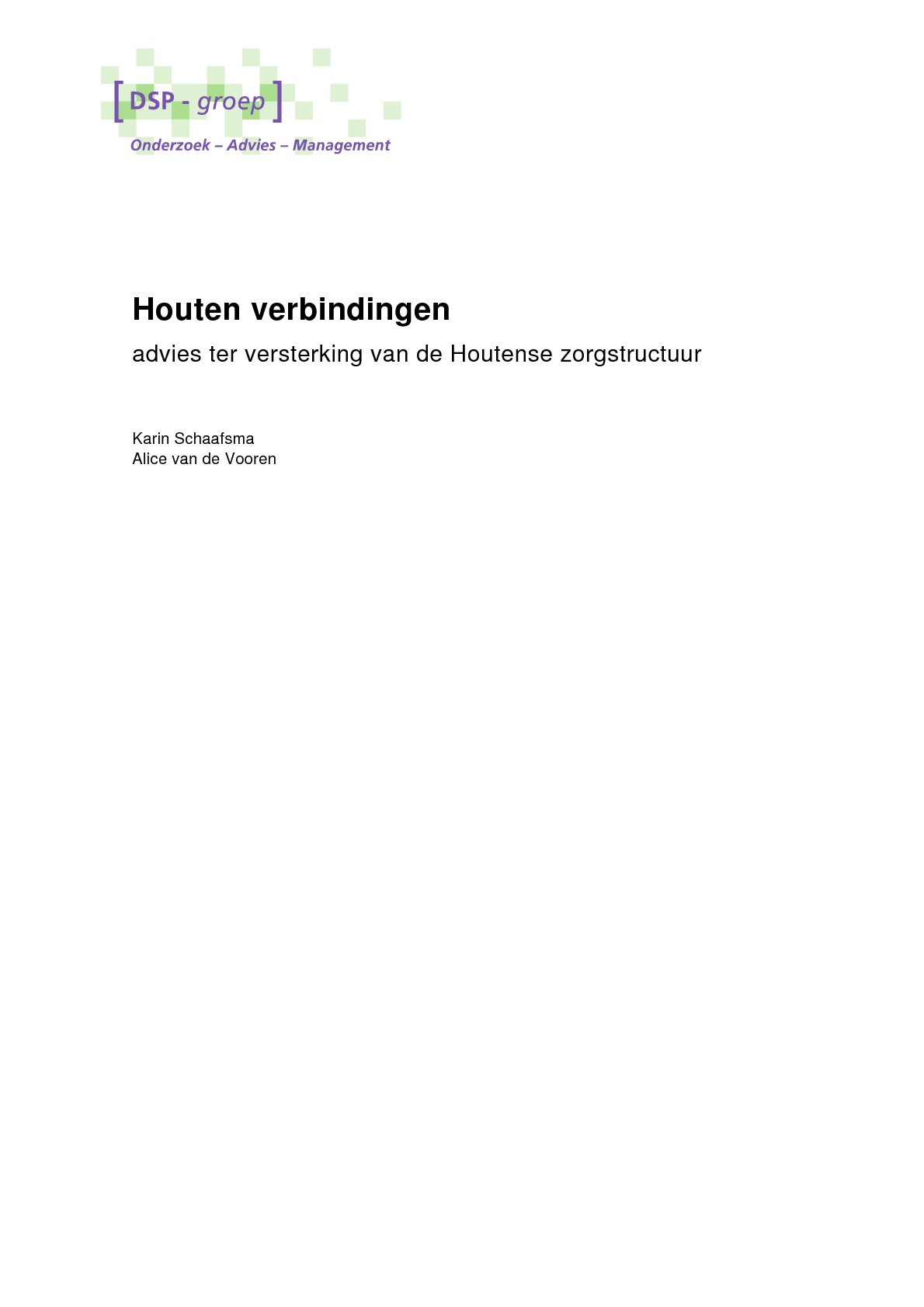 Houten verbindingen