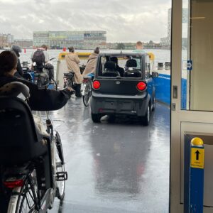 Brommobielenverbod op pont