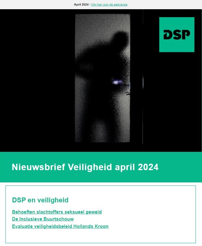 Nieuwsbrief veiligheid april 2024