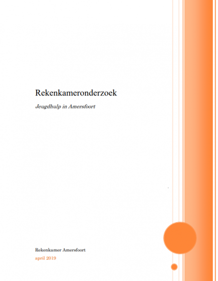 Rekenkameronderzoek Jeugdhulp in Amersfoort