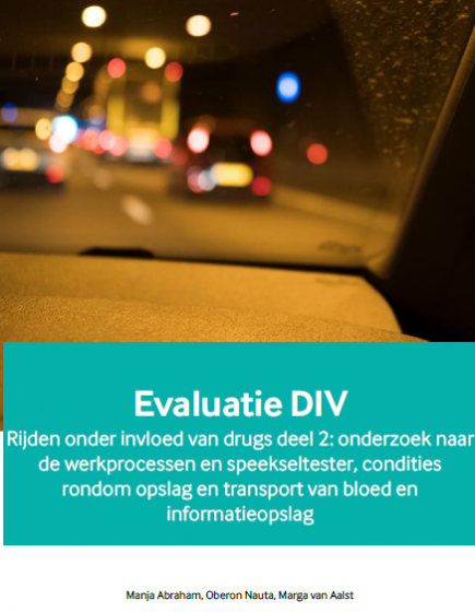Evaluatie DIV – Rijden onder invloed van drugs